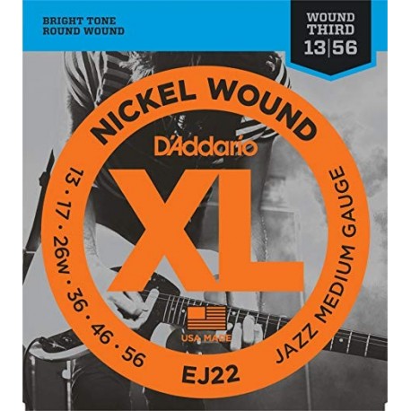 D'Addario EJ22 Nickel Round Wound