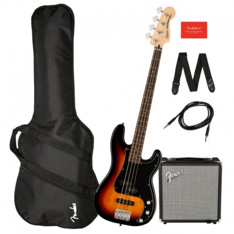Squier Affinity Series Precision Bass PJ Laurel Fingerboard 3-Color Sunburst